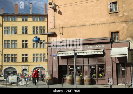 In den Straßen von Lyon Saint-Paul im französischen Viertel im Jahr 2010 Stockfoto