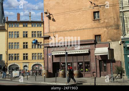 In den Straßen von Lyon Saint-Paul im französischen Viertel im Jahr 2010 Stockfoto