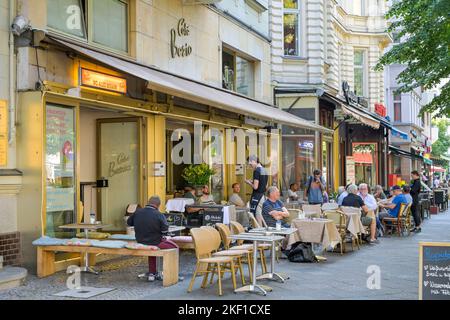 Café Berio, Maaßenstraße, Schöneberg, Tempelhof-Schöneberg, Berlin, Deutschland Stockfoto