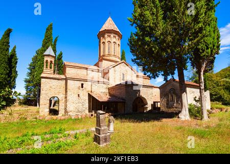 Ikalto-Klosteranlage in Kacheti. Kacheti ist eine Region im Osten Georgiens mit Telavi als Hauptstadt. Stockfoto