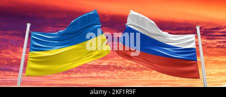 Konflikt in der Ukraine ukraine russland Konflikt 2021 Eskalation Stockfoto