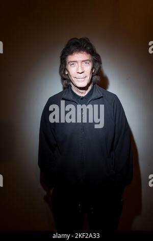 Der berühmte Prog-Gitarrist Steve Hackett spielt live in Turin, Italien Stockfoto