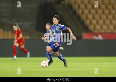 Sevilla, Spanien. 15.. November 2022. Hikaru Naramoto (JPN) Fußball: Internationales Freundschaftsspiel zwischen Spanien 1-0 Japan im Estadio La Cartuja in Sevilla, Spanien. Quelle: Mutsu Kawamori/AFLO/Alamy Live News Stockfoto