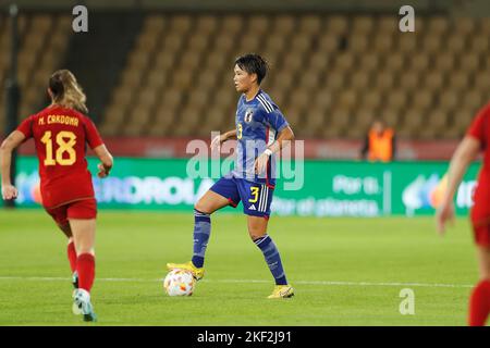 Sevilla, Spanien. 15.. November 2022. Moeka Minami (JPN) Fußball: Internationales Freundschaftsspiel zwischen Spanien 1-0 Japan im Estadio La Cartuja in Sevilla, Spanien. Quelle: Mutsu Kawamori/AFLO/Alamy Live News Stockfoto