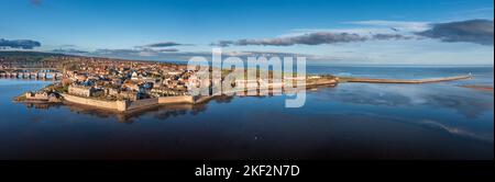 Berwick upon Tweed, umgeben von den Stadtmauern, Englands nördlichste Stadt, Northumberland, England Stockfoto