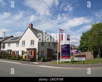 New Taylor Wimpey Development, Kestrel Park, in Bursledon, Hampshire, Großbritannien Stockfoto