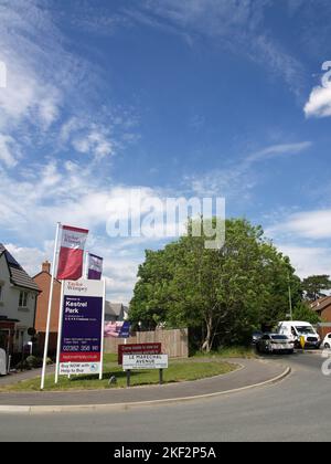 New Taylor Wimpey Development, Kestrel Park, in Bursledon, Hampshire, Großbritannien Stockfoto