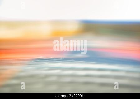 Mehrfarbige Motion Blur-Bewegung Stockfoto
