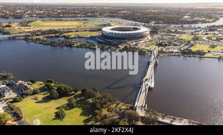 Optus Stadium oder Perth Stadium, Perth, WA, Australien Stockfoto