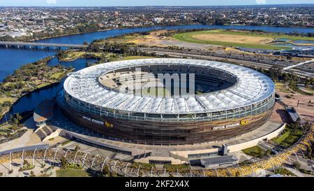 Optus Stadium oder Perth Stadium, Perth, WA, Australien Stockfoto