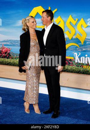 Los Angeles, CA, - 14. Nov 2022: Die Premiere von „Glass Onion: A Knives Out Mystery“ im Academy Museum of Motion Picturs findet statt Stockfoto