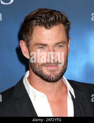New York City, USA. 15.. November 2022. Chris Hemsworth bei der "Limitless" mit Chris Hemsworth Premiere im Jazz im Lincoln Center am 15. November 2022 in New York City, NY © Steven Bergman/AFF-USA.COM Quelle: AFF/Alamy Live News Stockfoto