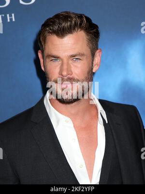 New York City, USA. 15.. November 2022. Chris Hemsworth bei der "Limitless" mit Chris Hemsworth Premiere im Jazz im Lincoln Center am 15. November 2022 in New York City, NY © Steven Bergman/AFF-USA.COM Quelle: AFF/Alamy Live News Stockfoto