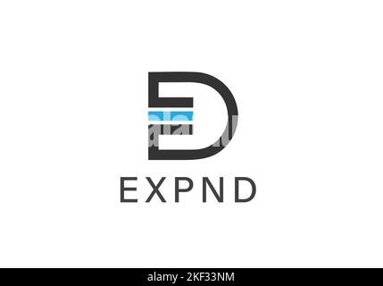 Buchstabe D logo Icon Design template Elemente Stock Vektor