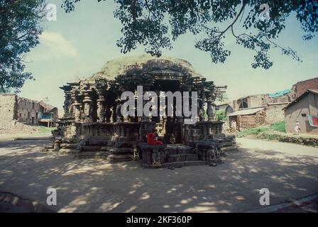 Kopeshwar (Shiva) Tempel Rajapur Hauptstraße Khidrapur Maharashtra Stockfoto