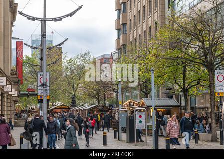 Manchester Christmas Market 2022 Stockfoto