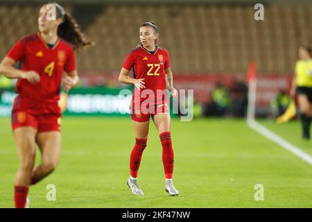 Sevilla, Spanien. 15.. November 2022. Sheila Garcia (ESP) Fußball: Internationales Freundschaftsspiel zwischen Spanien 1-0 Japan im Estadio La Cartuja in Sevilla, Spanien . Quelle: Mutsu Kawamori/AFLO/Alamy Live News Stockfoto