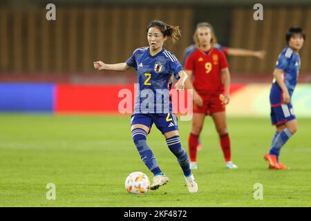 Sevilla, Spanien. 15.. November 2022. Risa Shimizu (JPN) Fußball: Internationales Freundschaftsspiel zwischen Spanien 1-0 Japan im Estadio La Cartuja in Sevilla, Spanien. Quelle: Mutsu Kawamori/AFLO/Alamy Live News Stockfoto