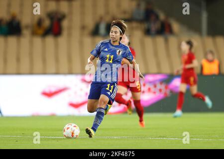 Sevilla, Spanien. 15.. November 2022. Mina Tanaka (JPN) Fußball: Internationales Freundschaftsspiel zwischen Spanien 1-0 Japan im Estadio La Cartuja in Sevilla, Spanien. Quelle: Mutsu Kawamori/AFLO/Alamy Live News Stockfoto