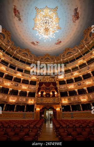 Innenansicht, Theater, Teatro La Fenice, Venedig, Venetien, Italien Stockfoto