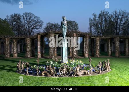 Schloss und Park, Branitz, Cottbus, Deutschland Stockfoto