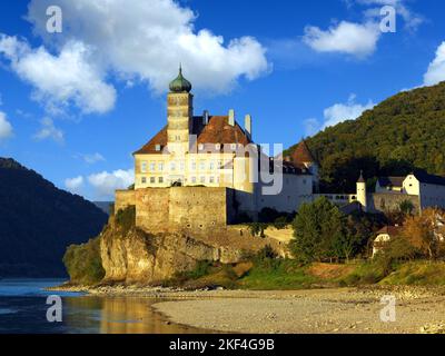 Schloss Schönbühellauf, Österreich, Niederösterreich, Wachau, Schönbühellauf Stockfoto