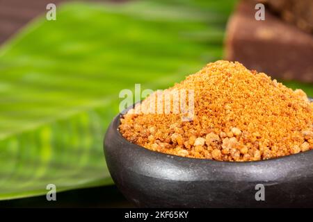 Panela oder Zuckerrohr Süßigkeiten - Saccharum officinarum Stockfoto