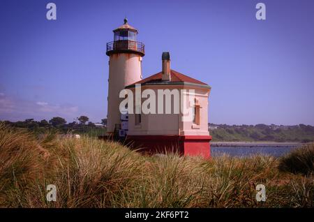 Coquille River Lighthouse in Bandon, Oregon Stockfoto