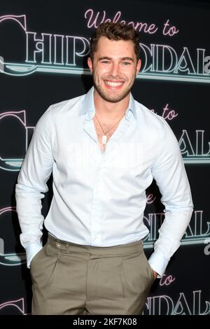 West Hollywood, USA. 15.. November 2022. LOS ANGELES - NOV 15: Curtis Pritchard bei der Welcome to Chippendales Premiere im Pacific Design Center am 15. November 2022 in West Hollywood, CA (Foto von Katrina Jordan/Sipa USA) Credit: SIPA USA/Alamy Live News Stockfoto