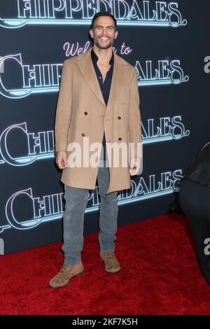 West Hollywood, USA. 15.. November 2022. LOS ANGELES - NOV 15: Cheyenne Jackson bei der Welcome to Chippendales Premiere im Pacific Design Center am 15. November 2022 in West Hollywood, CA (Foto von Katrina Jordan/Sipa USA) Credit: SIPA USA/Alamy Live News Stockfoto