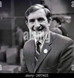 DANNY BLANCHFLOWER (1926-1993) Nordirland Fußballspieler und Manager im Dezember 1963. Stockfoto