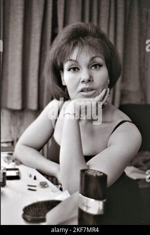 CLEO LAINE englischer Jazzsänger im Januar 1964. Stockfoto