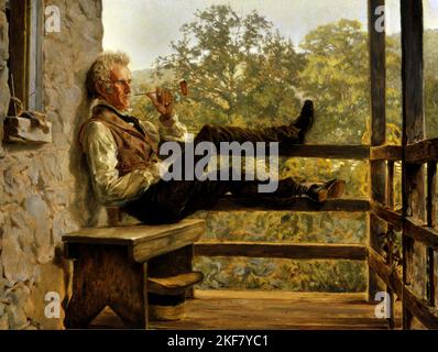 Frank Blackwell Mayer; Unabhängigkeit; Squire Jack Porter; 1858; Öl auf Pappe; Smithsonian American Art Museum, Washington, D.C., USA. Stockfoto