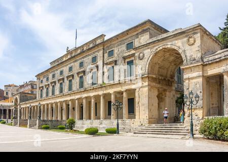 Museum der asiatischen Kunst von Korfu, Palea Anaktora, Altstadt von Korfu, Korfu (Kerkyra), Ionische Inseln, Griechenland Stockfoto