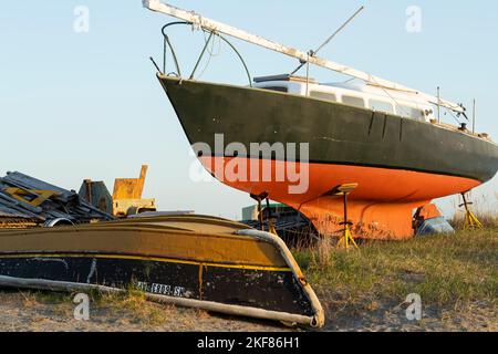 Hull liegt an der South Shore von Boston. Es ist ein Fischerdorf an der Massachusetts Bay und endet in der Nähe der Boston Harbor Islands in der Mitte der Mass Bay Stockfoto