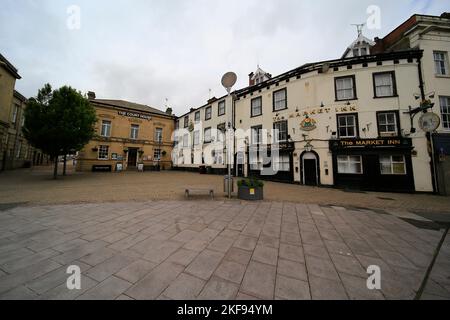 Stadtzentrum von Mansfield, Derbyshire, Großbritannien Stockfoto