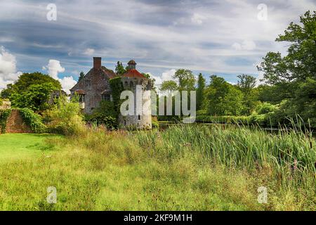 Old Scotney Castle - Lamberhurst Kent Großbritannien Stockfoto