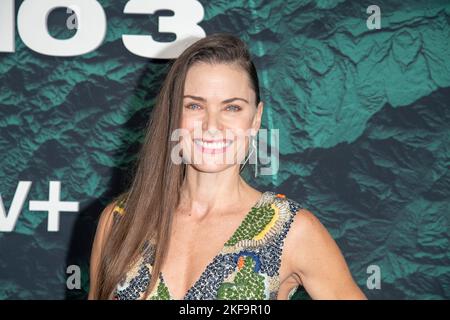 New York, Usa. 16.. November 2022. Tara Westwood besucht Apple TV's 'Echo 3' New York Premiere im Walter Reade Theater in New York City. Kredit: SOPA Images Limited/Alamy Live Nachrichten Stockfoto