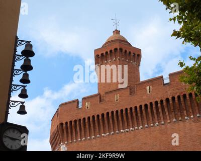 Bild von le Castillet in Perpignan, Frankreich Stockfoto