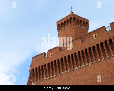 Bild von le Castillet in Perpignan, Frankreich Stockfoto