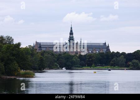 Stockholm, Schweden - 2022. September: Das Nordische Museum (Nordiska museet) ist ein Museum auf der Insel Djurgarden Stockfoto