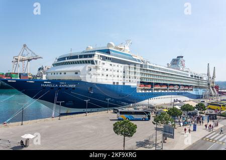 Marella Explorer Schiff liegt im Hafen von Koper, Koper, Slowenisch Istrien, Slowenien Stockfoto