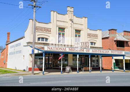 The Rural Inland Town with the Submarine - Holbrook, New South Wales NSW Australia Stockfoto