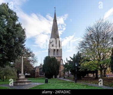 All Hallove's Church, Pebble Lane, Wellingborough, Northamptonshire, England, VEREINIGTES KÖNIGREICH Stockfoto