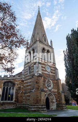 All Hallove's Church, Pebble Lane, Wellingborough, Northamptonshire, England, VEREINIGTES KÖNIGREICH Stockfoto