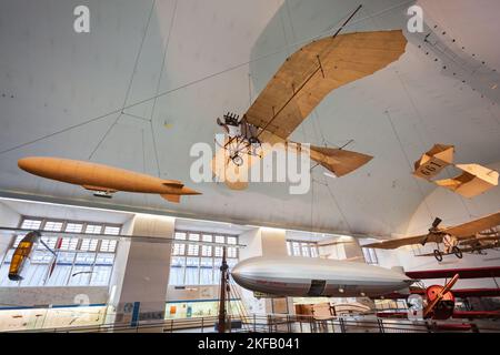 München, Deutschland - 07. Juli 2021: Deutsches Museum oder Deutsches Museum für Meisterwerke der Wissenschaft und Technologie in München, Deutschland Stockfoto