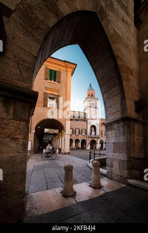 Palazzo del Comune di Modena, Emilia Romagna, Italien Stockfoto