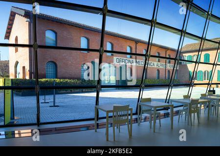 Museo Casa Natale Enzo Ferrari a Modena, Emilia Romagna, Italia Stockfoto