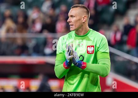 Warschau, Polen. 16.. November 2022. Lukasz Skorupski aus Polen beim Freundschaftsspiel zwischen Polen und Chile im Marschall Jozef Pilsudski Legia Warsaw Municipal Stadium. Endstand; Polen 1:0 Chile. Kredit: SOPA Images Limited/Alamy Live Nachrichten Stockfoto