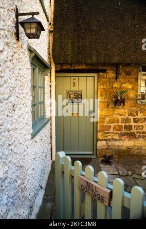 Mill Cottage in Chipping Campden, England, die Cotswolds. Stockfoto